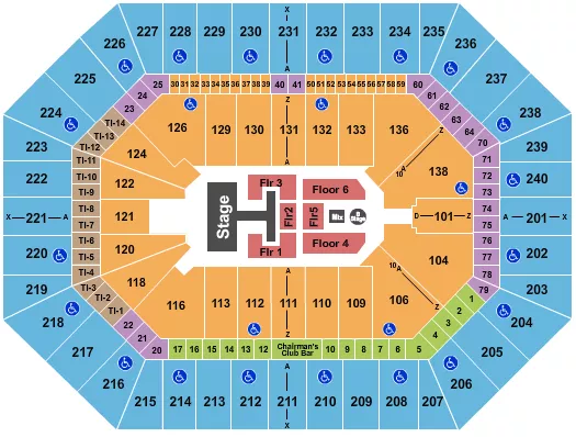 seating chart for Target Center - Disney's Descendants - eventticketscenter.com