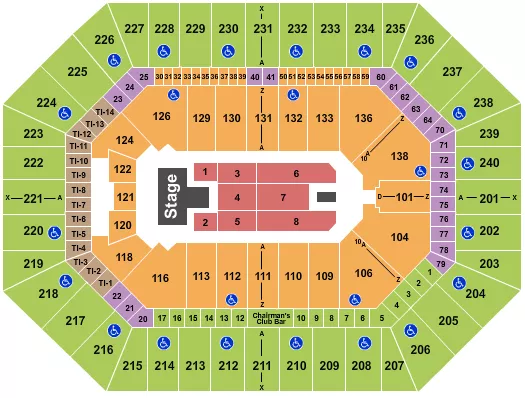 seating chart for Target Center - Matt Rife - eventticketscenter.com