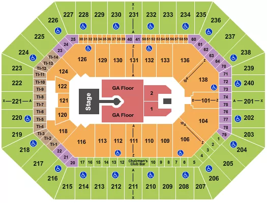 seating chart for Target Center - Sabrina Carpenter - eventticketscenter.com