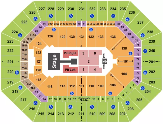seating chart for Target Center - Sombr - eventticketscenter.com