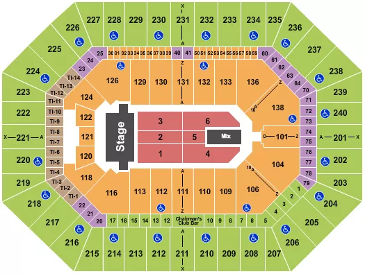 seating chart for Target Center - TSO - eventticketscenter.com