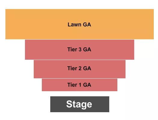 seating chart for Tennessee National Marina - TierGA/Lawn - eventticketscenter.com