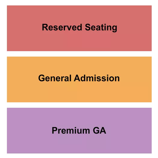 seating chart for Terminal B at the Outer Harbor - Reserved/Premium/GA - eventticketscenter.com