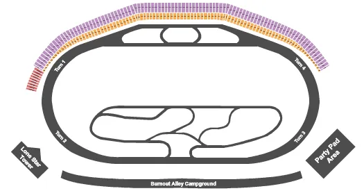 seating chart for Texas Motor Speedway - Racing - eventticketscenter.com