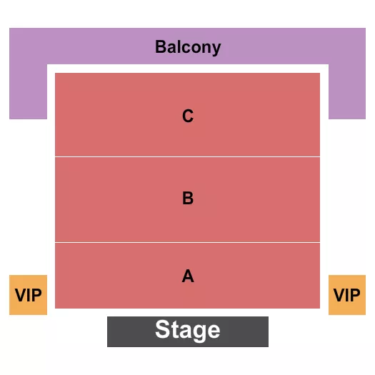 Candlelight Seating Chart at Thalia Hall. The chart shows the main floor/stage with seating options surrounding it, which are color coded