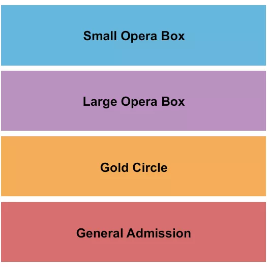 seating chart for Thalia Hall - GA/GC/Opera Box 2 - eventticketscenter.com