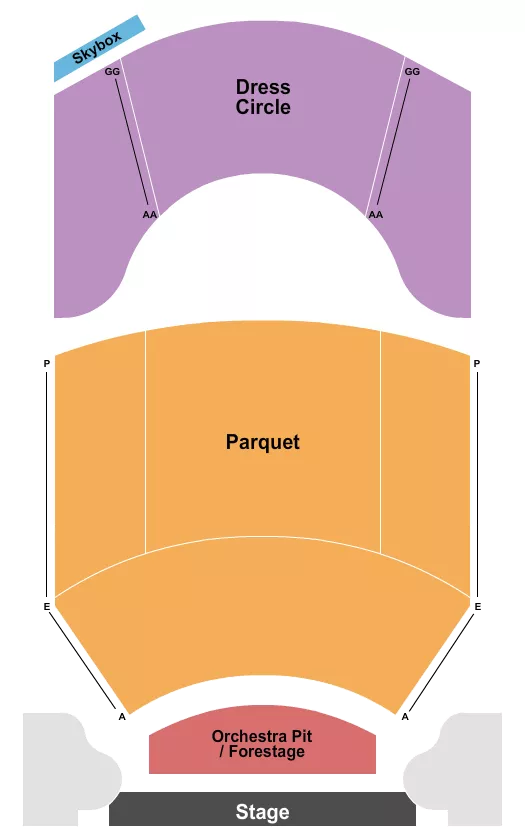 seating chart for Thalian Hall - Endstage - No Gallery - eventticketscenter.com