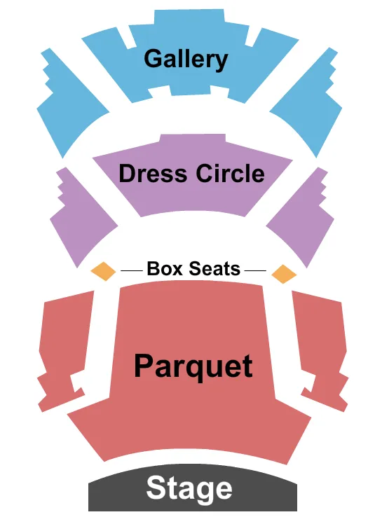 seating chart for Thalian Hall - End Stage - eventticketscenter.com