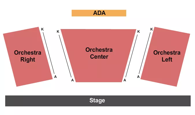 seating chart for The 204 Cultural Arts Municipal Building - Endstage - eventticketscenter.com