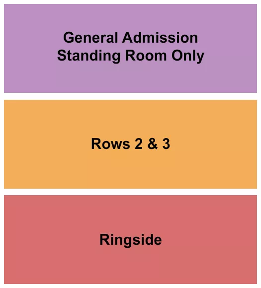 seating chart for The Amp at Log Still - GA / Ringside / Rows - eventticketscenter.com