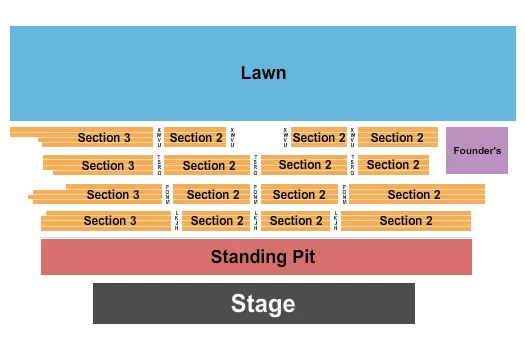 seating chart for The Amp Ballantyne - Endstage 3 - eventticketscenter.com