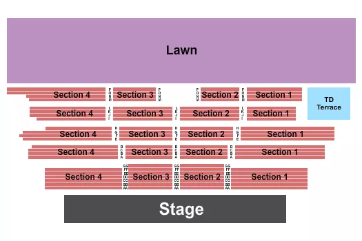 seating chart for TD Amp Ballantyne - Endstage GC 2 - eventticketscenter.com