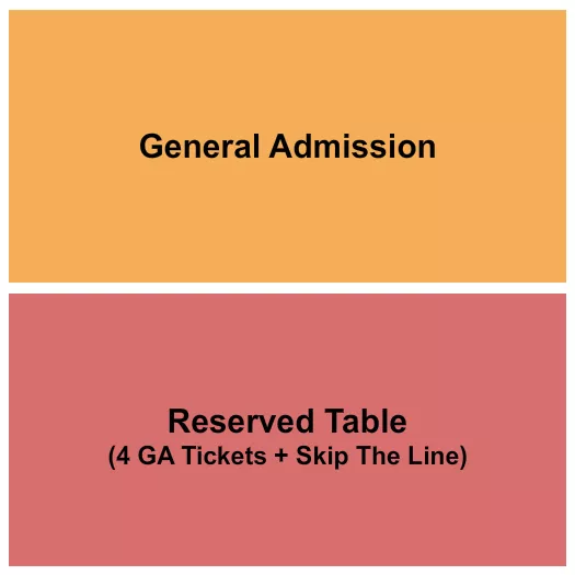 seating chart for The Annex At The Red Zone - Madison - GA & Reserved Table - eventticketscenter.com