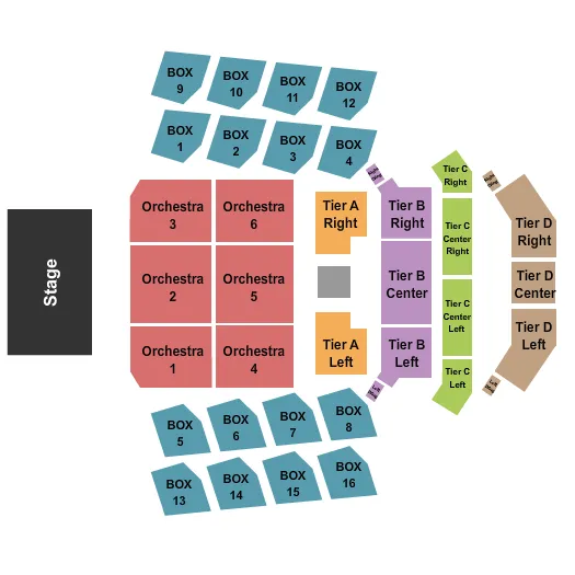 seating chart for The Anthem - D.C. - Endstage 4 - eventticketscenter.com