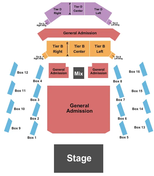 seating chart for The Anthem - D.C. - Endstage GA - eventticketscenter.com