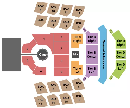 seating chart for The Anthem - D.C. - MMA - eventticketscenter.com