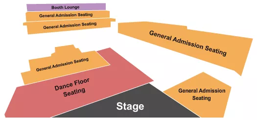 seating chart for The Ardmore Music Hall - Endstage DanceFLR - eventticketscenter.com