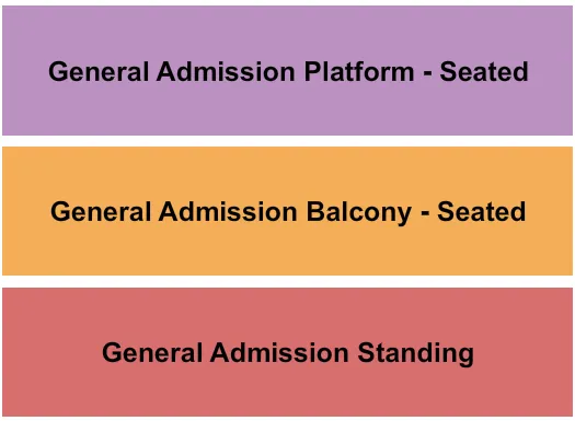 seating chart for The Ardmore Music Hall - GA/Balcony/Platform - eventticketscenter.com