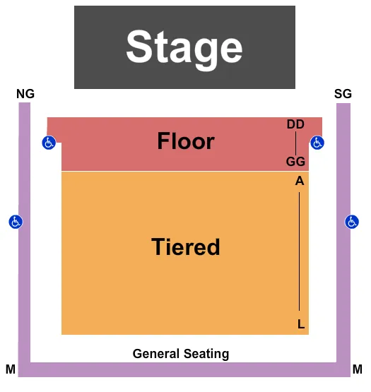 seating chart for The Argyros - End Stage - eventticketscenter.com