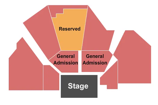 seating chart for The Ark - Endstage GA Floor - eventticketscenter.com