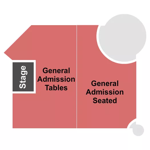 seating chart for The Armory At MGM Springfield - GA Tables/GA Seated - eventticketscenter.com