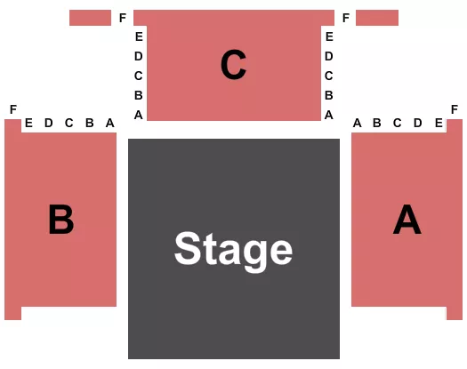 seating chart for The Arts Center Of Cannon County - Endstage - eventticketscenter.com