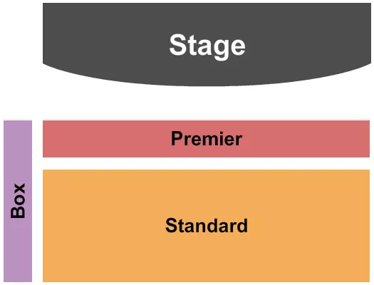 seating chart for The Ashland Theatre - End Stage 2 - eventticketscenter.com
