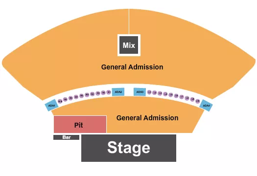 seating chart for The Astro Amphitheater - GA & Pit - eventticketscenter.com