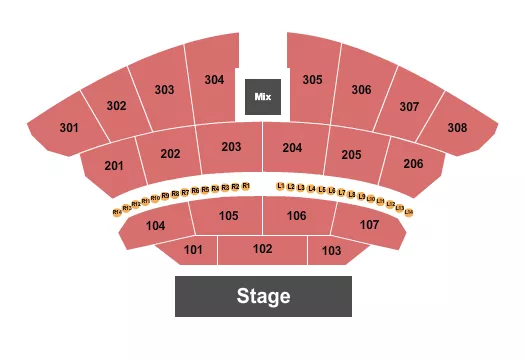 seating chart for The Astro Amphitheater - Reserved - eventticketscenter.com