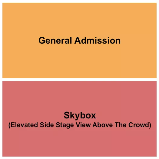 seating chart for The Backyard - Waco - GA/Skybox - eventticketscenter.com