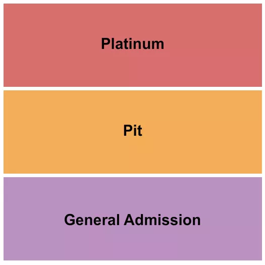 seating chart for The Backyard - Waco - Platinum/Pit/GA - eventticketscenter.com