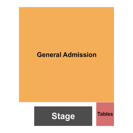 seating chart for The Backyard at The Lumberyard Canyon - GA & Tables - eventticketscenter.com