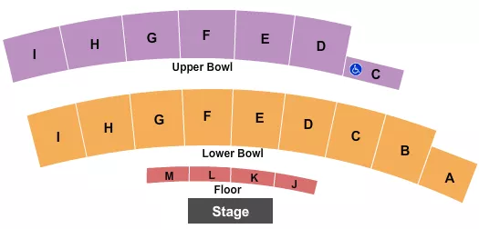 seating chart for The Badlands Amphitheatre - Endstage - eventticketscenter.com