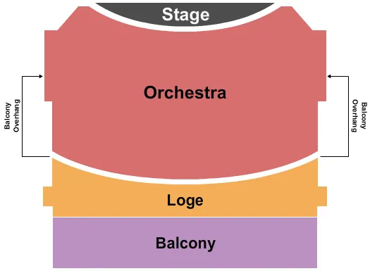 seating chart for The Bardavon 1869 Opera House - End Stage - eventticketscenter.com