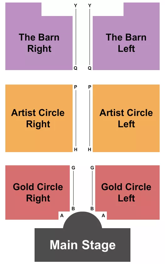 seating chart for The Barn at Phelps Farm - Endstage - eventticketscenter.com