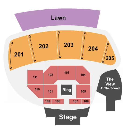seating chart for The BayCare Sound - Wrestling - eventticketscenter.com