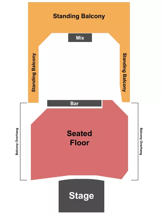 seating chart for The Bellwether - Endstage GA 2 - eventticketscenter.com