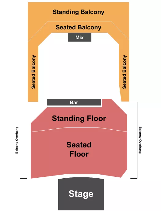 seating chart for The Bellwether - Endstage GA - eventticketscenter.com