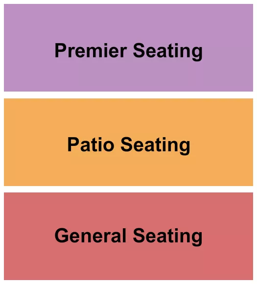 seating chart for The Belvedere at Crooners - GA/Patio/Premier - eventticketscenter.com
