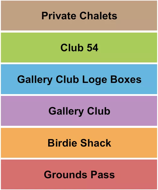 seating chart for The Bolingbrook Golf Club - Golf - eventticketscenter.com