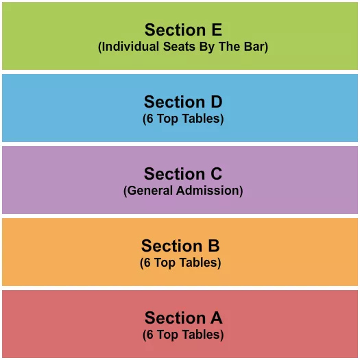 seating chart for The Breakers Marina - Tables/GA - eventticketscenter.com