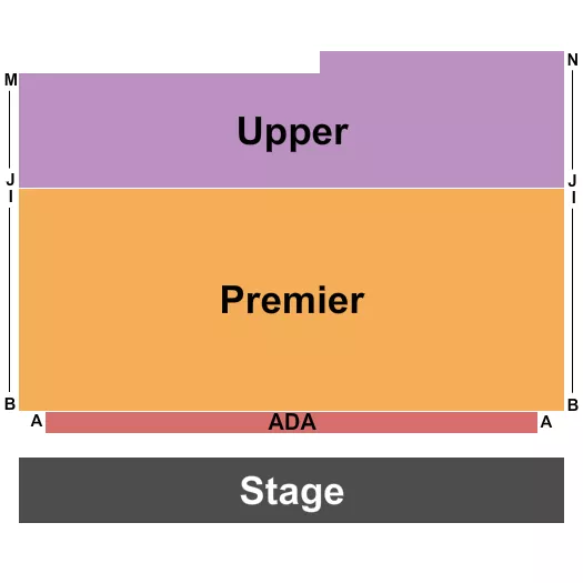 seating chart for The Broadway Rose New Stage - Endstage - eventticketscenter.com