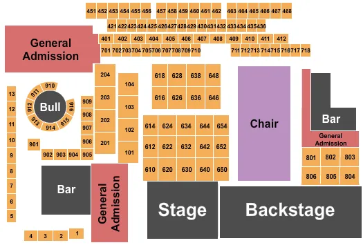 seating chart for The Canyon - Montclair - Sweezil Zappa - eventticketscenter.com