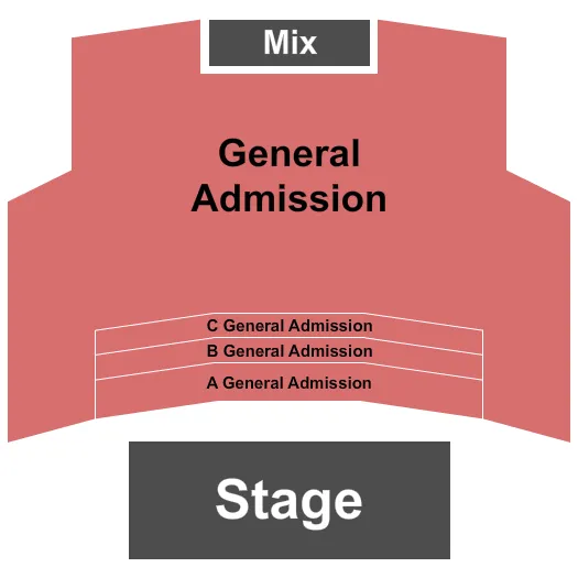 seating chart for The Capitol Room At Harrisburg Midtown Arts Center - General Admission A/B/C - eventticketscenter.com