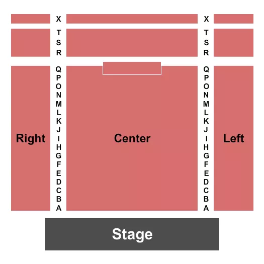 seating chart for The Capitol Theatre - BC - Endstage - eventticketscenter.com