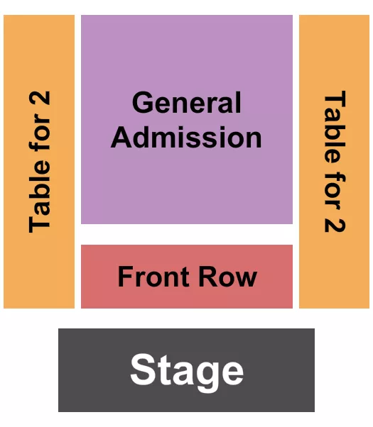 seating chart for The Catch One - GA/Front Row/Table - eventticketscenter.com