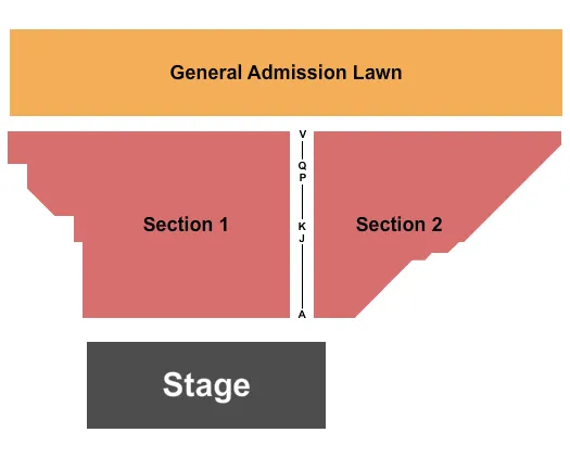 seating chart for The Caverns Above Ground Amphitheater - TN - Reserved/GA - eventticketscenter.com