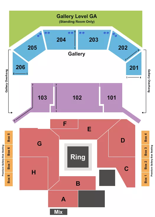 The Chelsea - The Cosmopolitan of Las Vegas Seating Chart