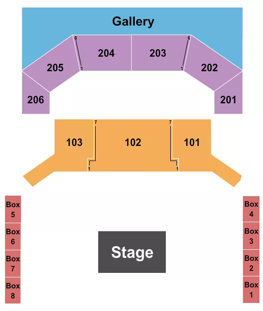 seating chart for The Chelsea - The Cosmopolitan of Las Vegas - Power Slap - eventticketscenter.com