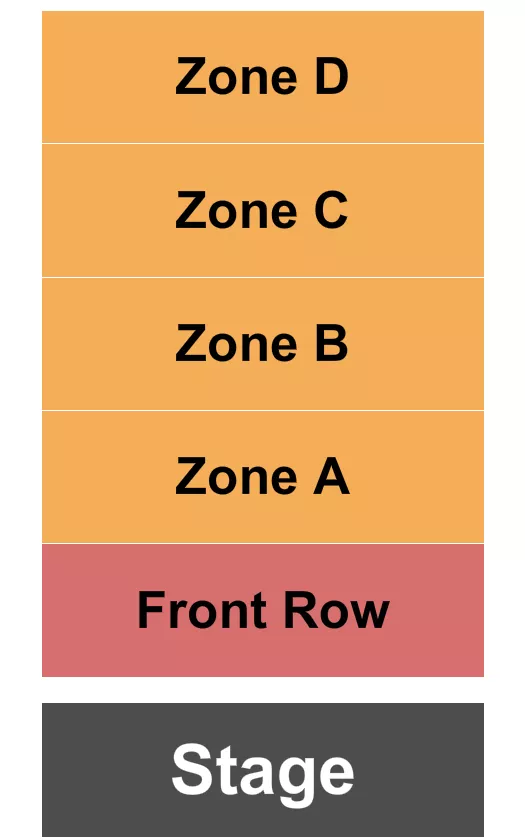 seating chart for The Church - The Jazz Room - eventticketscenter.com